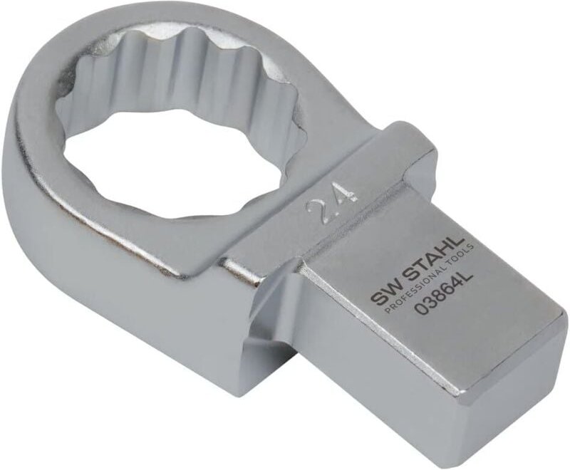 Thumbnail - Sw-stahl - 03864L Einsteck-Ringschlüssel 24 mm i Einsteckvierkant 14 x 18 mm i Einsteckringschlüssel sw 24mm