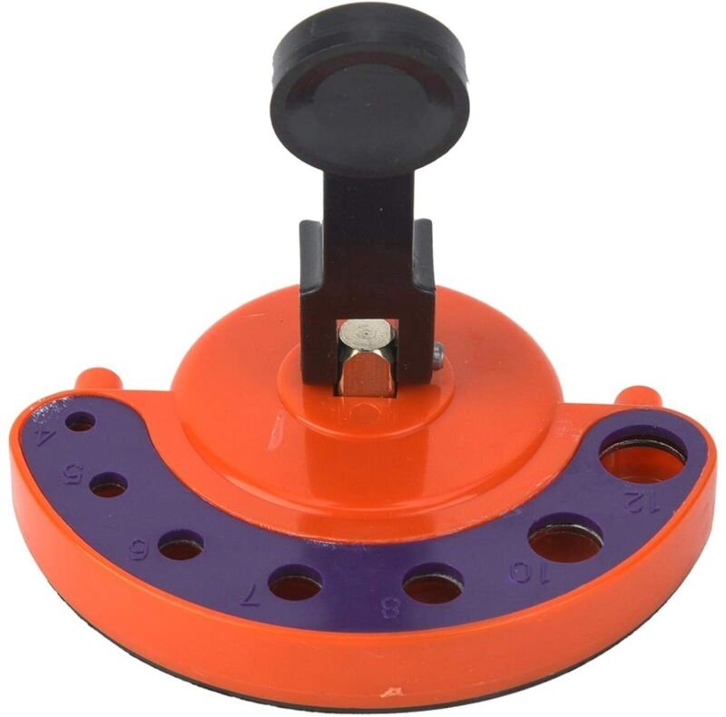 Diamantbohrlehre für Glas und Fliesen, verstellbare Bohrvorrichtung mit Saugnapfbasis und Befestigungssystem für Kernboh...