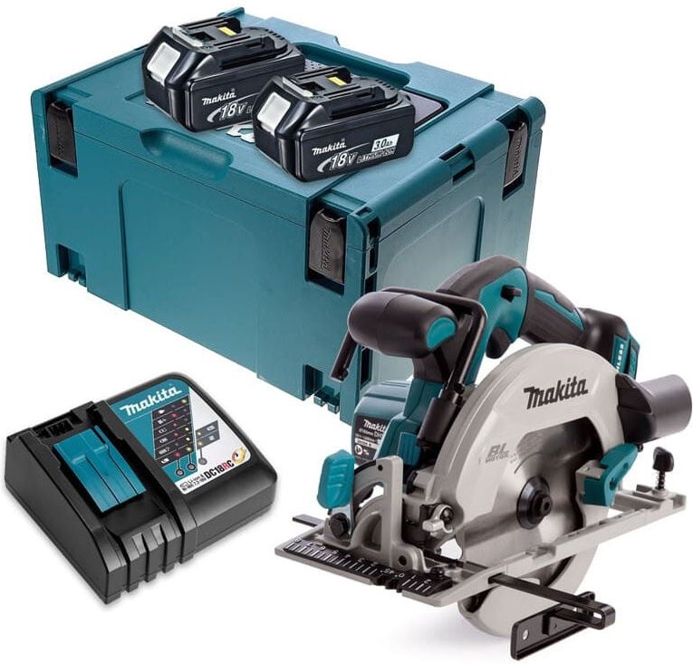 Thumbnail - Makita - Kreissäge 18V lxt Ø165 mm (2x3,0 Ah) in makpac DHS680RFJ