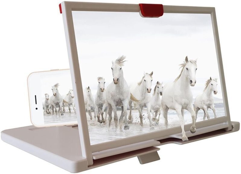 Faltbarer 30,5-cm-Bildschirmvergrößerer für Mobiltelefone – 3D-HD-Handyständer – für Filme, Videos und Spiele – für alle...