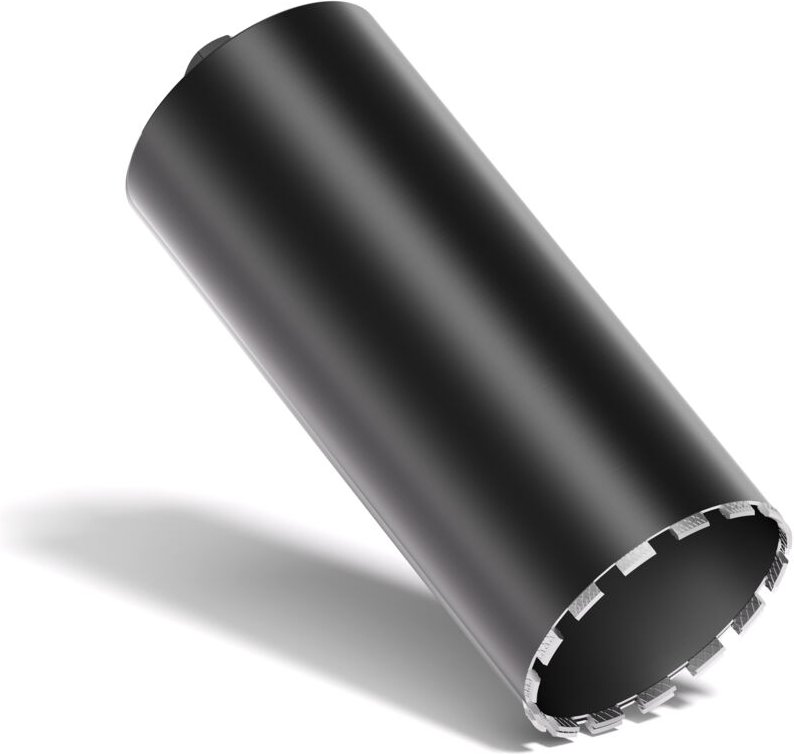 Wiltec Diamantbohrkrone Typ 2 (Mesh) Ø 200 mm, Bohrkrone 450 mm, 1¼ UNC Nassbohrkrone, Diamantbohrer für Beton, Stein, G...