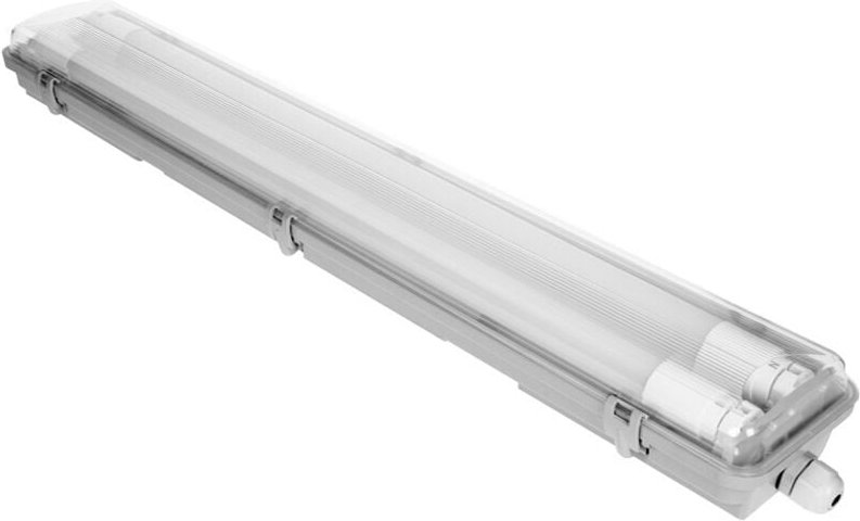 Ip65-Leuchte 60cm + 2 T8-Led-Lampen 9w 1800lm, 4000k - On-Ds-3