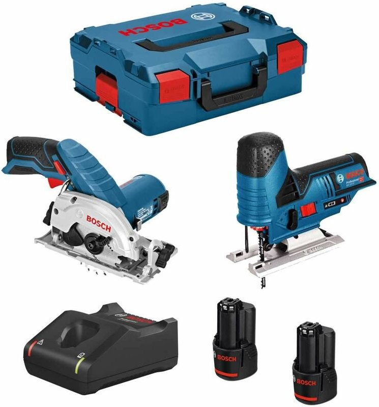 Bosch - Kit 12V B12GKSGST2bat3a-40 (gks 12V-26 + gst 12V-70 + 2 x 3,0 Ah + GAL12V-40 + L-Boxx 136)