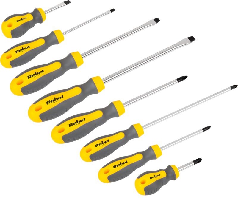Rebel Tools 8-teiliges Schraubendreher-Set
