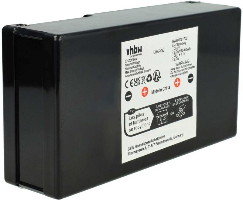Vhbw - Akku Ersatz für Stiga 531119 für Rasenroboter (3000mAh, 25,2V, Li-Ion)