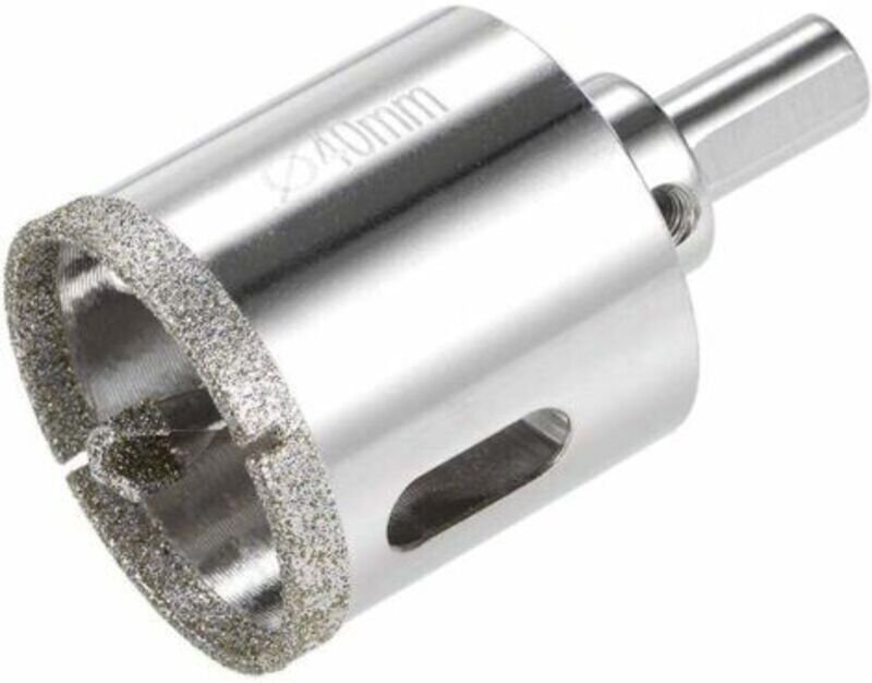 Diamant Glas Lochsäge Bohrer mit Zentrierbohrer für Glas, Keramikfliesen 40mm