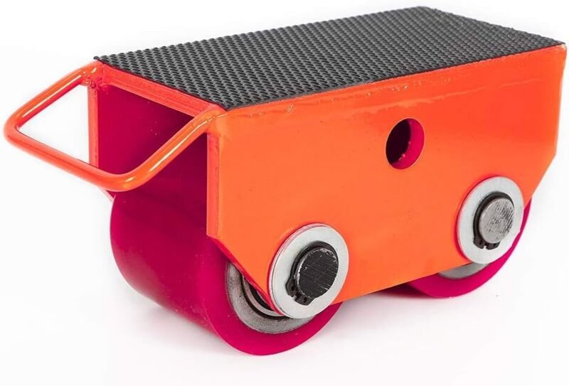 Hochwertige Panzerrollen Schwerlast 2.5T Transportrollen aus Stahl, Schwerlastrollen Maschinen Roller - Transportfahrwer...