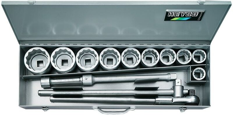 106-0-M Steckschlüssel-Garnitur, 14-tlg., 1'