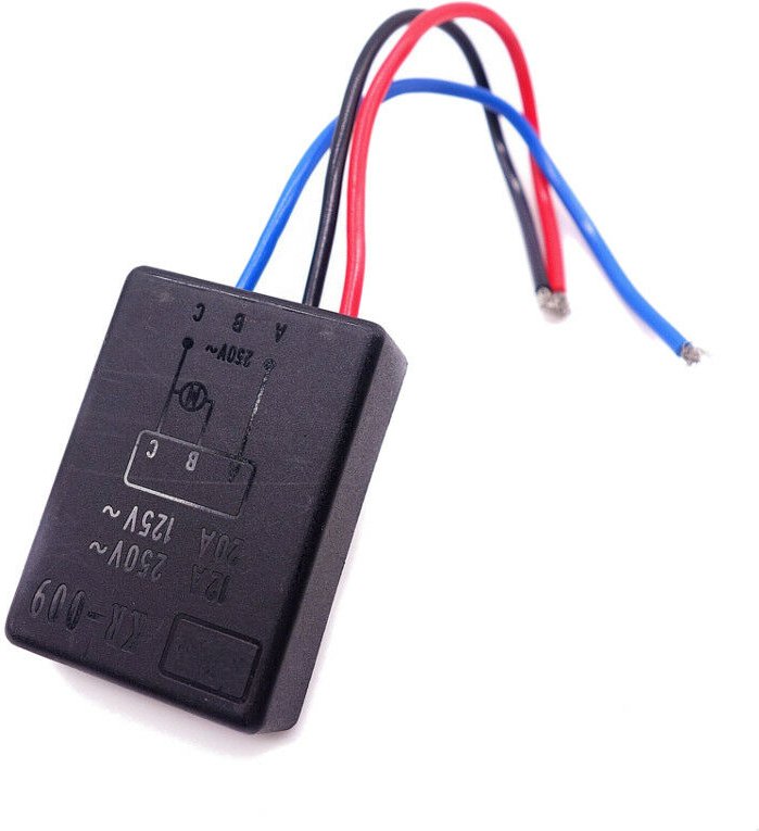 Trade-shop - Anlaufwiderstand / Sanftanlauf / Softstart 12A 230V inkl. 3 Kabel für Winkelschleifer Gehrungssäge Kreissäg...