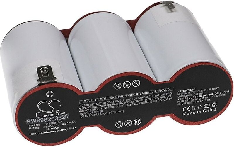 Vhbw - Akku Ersatz für Van Lien 11190013V für Fluchtweg, Notfallbeleuchtung (4000mAh, 3,6V, NiCd)