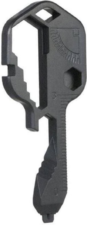 24-in-2 Multifunktionsschlüssel Tragbares Mini-Outdoor-Werkzeug Flaschenöffner aus Edelstahl Für Schnurabschneider, Dose...