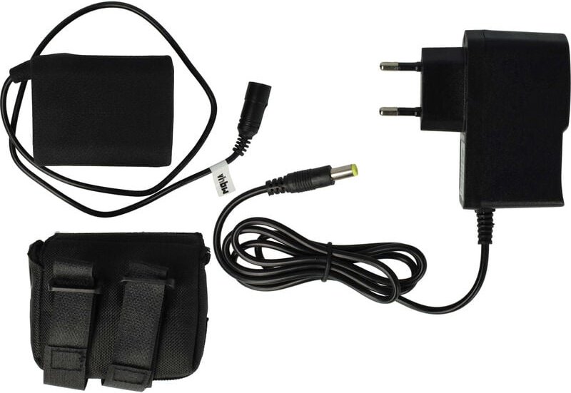 Vhbw - 1x Akkupack für Fahrradlampen (7800 mAh, 8,4 v, Li-Ion), wasserabweisendes Gewebe, Inkl. Ladegerät