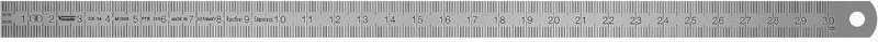 Thumbnail - Vogel - Germany Stahlmaßstab Typ a Messbereich 300 mm Querschnitt 13 mm x 0,5 mm