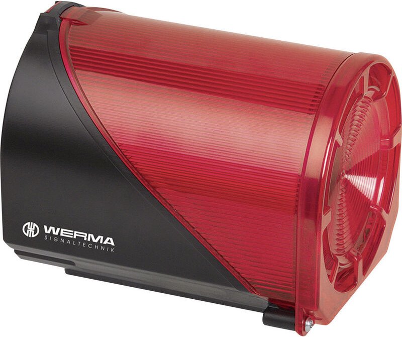 Kombi-Signalgeber 444.100.68 Rot 230 v/ac 110 dB - Werma Signaltechnik