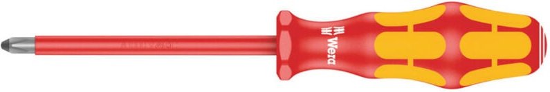 Wera 162 i PH VDE-isolierter Kreuzschlitz-Schraubendreher, PH 2 x PH 2 x 100 x 100 mm