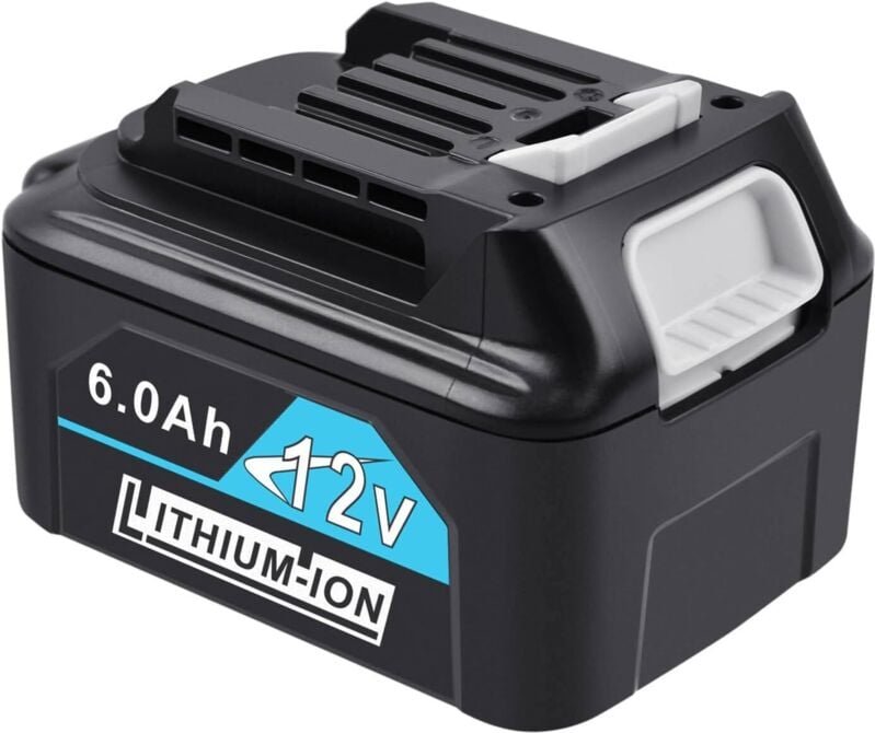 Thumbnail - Pdstation - 12V 6,0Ah Li-Ionen-Ersatzbatterie für Makita BL1015 BL1016 BL1020B BL1021B BL1040 BL1041B