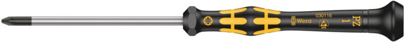 Wera 1555 PZ ESD Kraftform Micro Kreuzschlitz-Schraubendreher, PZ 1 x 80 mm