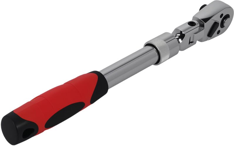 3/8" Ratschenschlüssel 72 Zahn Ausziehbar 250-315mm Flexkopf 40Cr