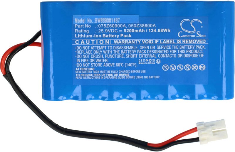 Vhbw - Akku kompatibel mit Wiper Q350, Climber, i130s Rasenmäher (5200mAh, 25,9V, Li-Ion)