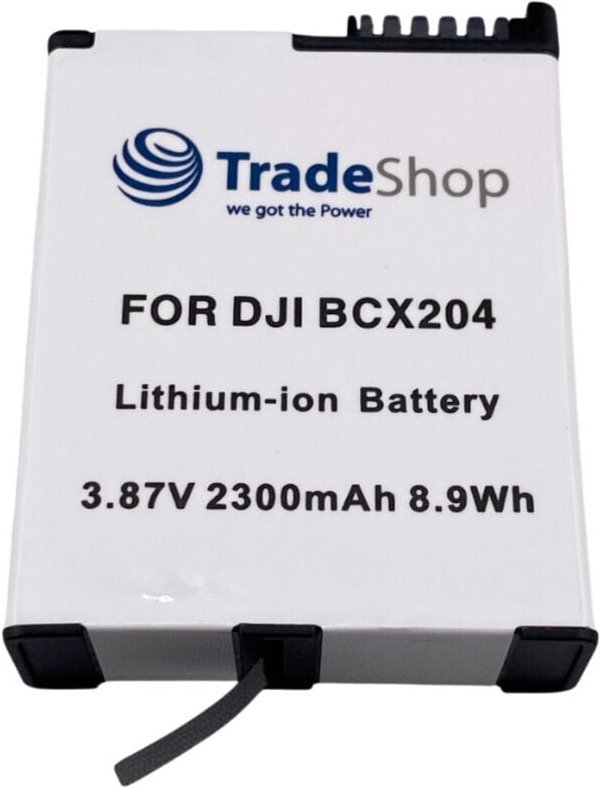 Trade-Shop Li-Ion Akku 3,87V / 2300mAh kompatibel mit DJI Osmo Action 5 Action-Kamera ersetzt BCX204, BCX204-1950-3.87, ...