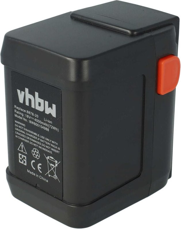 Akku kompatibel mit Gardena Akku-Kettensäge cst 2018-Li (8865-20) ersetzt 8835, 8835-20, 8839, 8839-20 (Li-Ion, 4000mAh,...