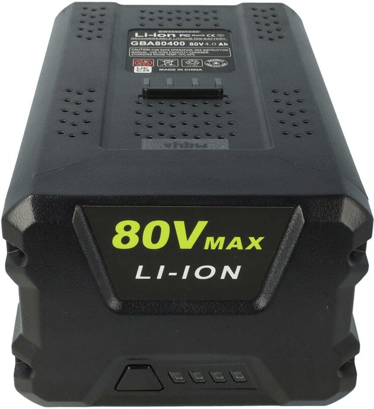 vhbw 1x Akku kompatibel mit Kobalt 80V Max, KSS 2580-06, 630-CFM, KHB 004B, KM 2180B-06, KST 2580-06 (4000mAh, 80V, Li-I...