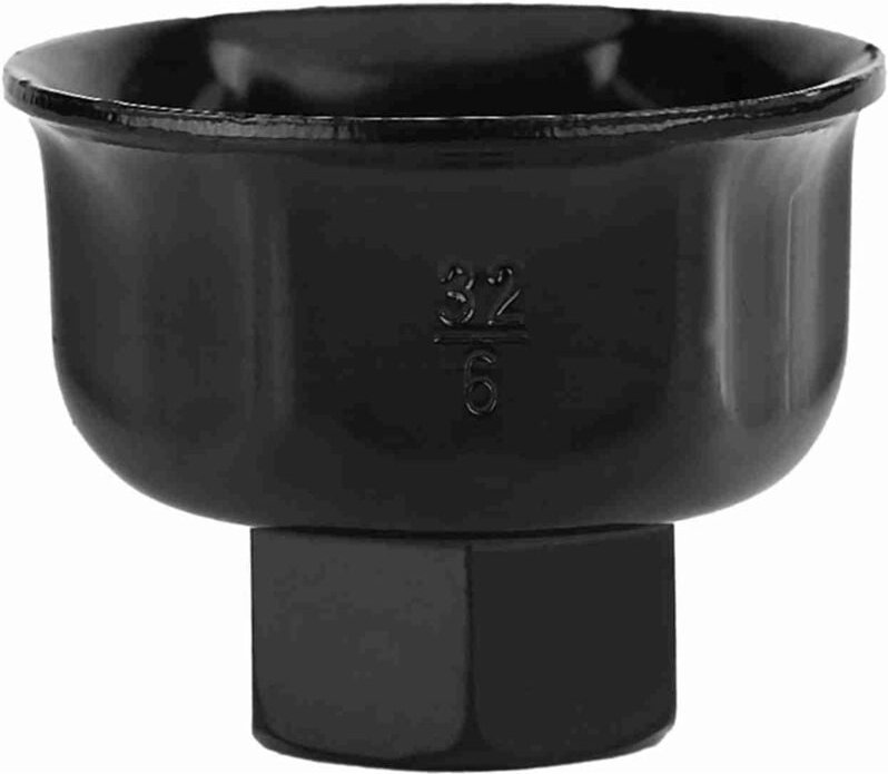Yctze 32mm 3/8" Ölfilterschlüssel Steckschlüsselantrieb Auflösungswerkzeug für 32mm Steckschlüsselersatz.