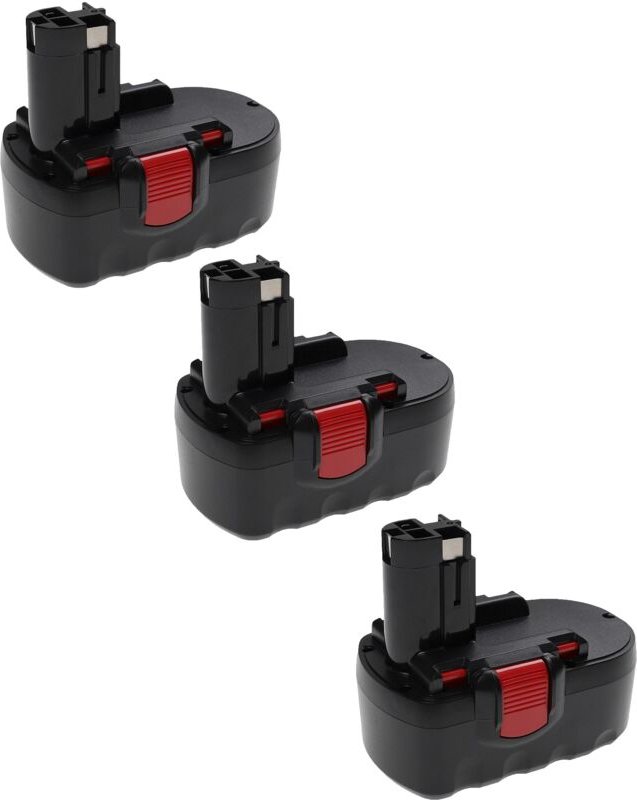 3x Akku kompatibel mit Bosch 1662K-24, 1688K-24, 22618, 23618, 32618, 32618-2G Elektrowerkzeug, Akku-Schrauber (3300 mAh...