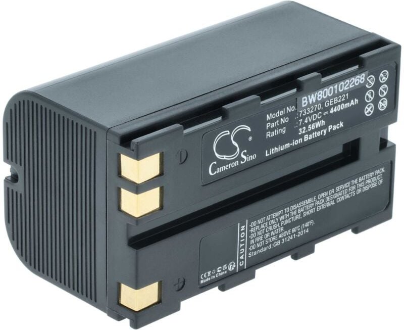 Vhbw - Akku Ersatz für Leica 724117, 733270, 733269 für Lasermessgerät, Messgerät (4400 mAh, 7,4 v, Li-Ion)