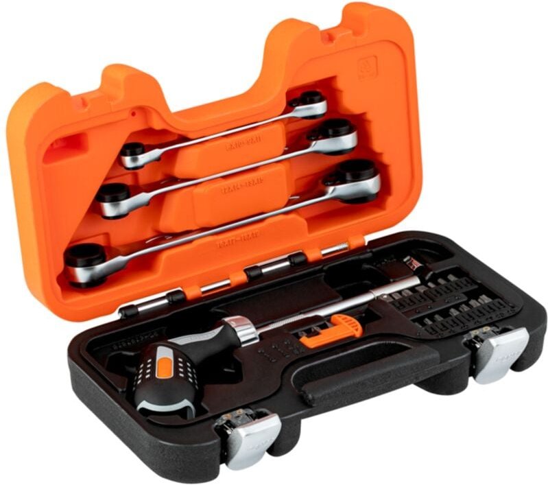 1/4 Bit-Ratschenschraubendreher mit Pistolengriff - 25-tlg. - Bahco