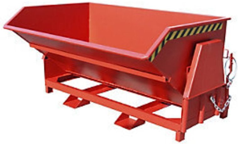 Bauer Kippbehälter BK 200, lackiert, Feuerrot