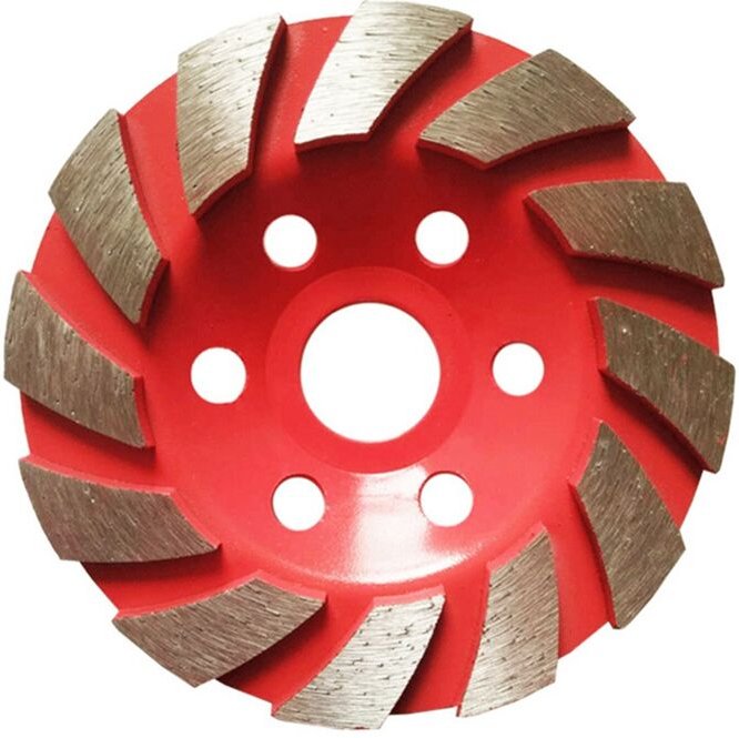 Diamant-Winkelschleifer, Schleifscheibe, 100 mm, für Zement, Stein, Beton, Schüssel, Schneidwerkzeug, Rot