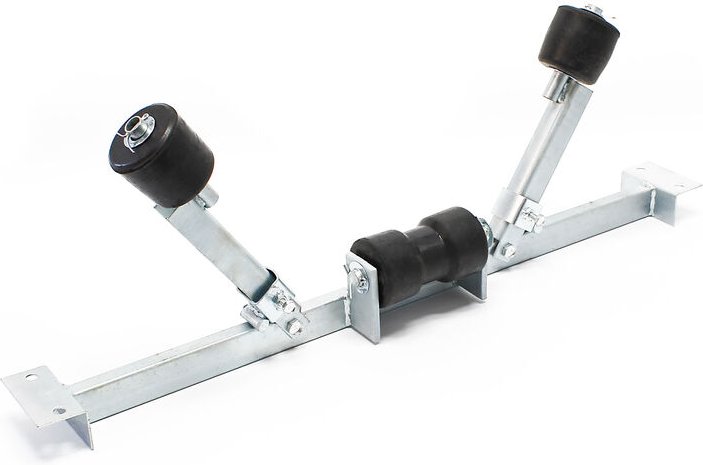 Wiltec - Pendelrolle 80 cm, Sliphilfe für Boote bis 500 kg, Bootsführungssystem Zentrierhilfe, Kielrolle