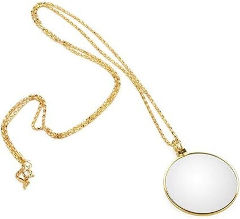 Farben 5-fache Lupenmonokel, Halsketten mit Anhängern und Anhängerlinse, Taschenlupe, Halskettenkette, Lupe, Lupenanhäng...