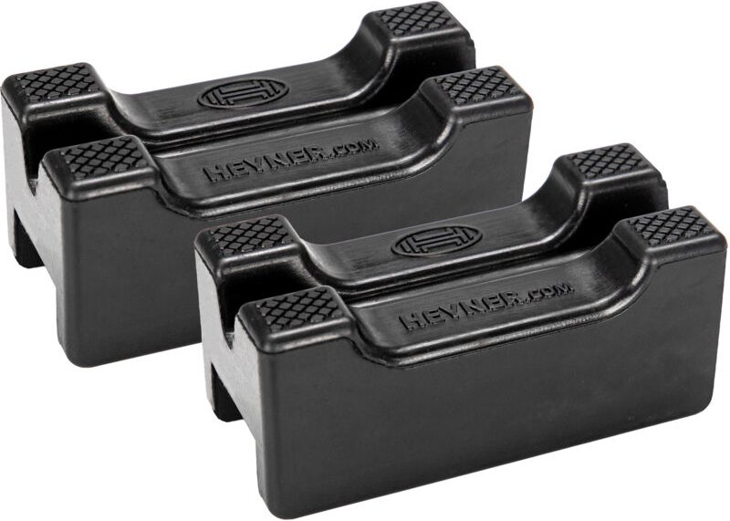 HEYNER® Gummiauflagen 2er Set für Unterstellböcke 347420 (2t) Breite 24 mm 2t Gummipuffer Wagenheber Rangierwagenheber G...