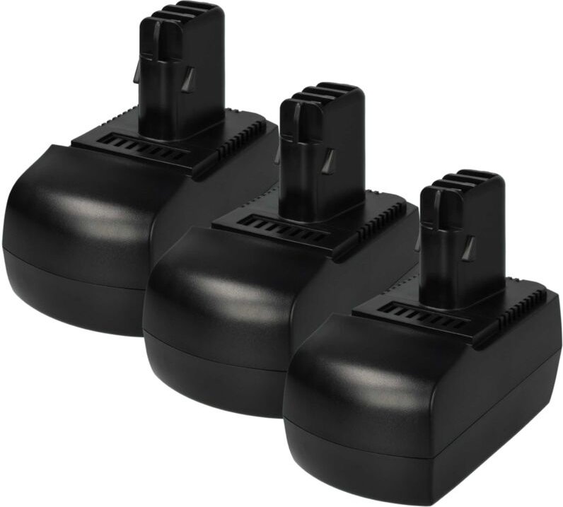 3x Akku kompatibel mit Metabo ULA9.6-18, sbz 14.4 Impuls, bsz 14.4 Impuls, bsz 14.4 Elektrowerkzeug (2100 mAh, NiMH, 14,...
