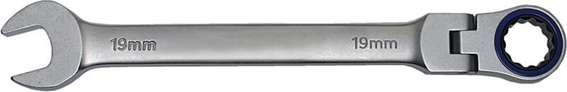 Thumbnail - Sw-stahl - S1597-19 Gabelringratschenschlüssel 19 mm i Ringschlüssel mit Gelenk i 72 Zähne i Maulschlüssel mit Ringratsc...