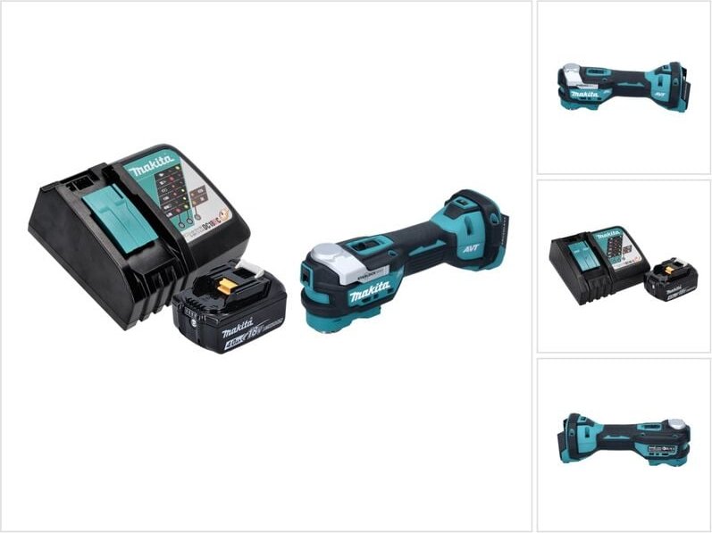 Dtm 52 RM1 Akku Multifunktionswerkzeug 18 v Starlock Max Brushless + 1x Akku 4,0 Ah + Ladegerät - Makita
