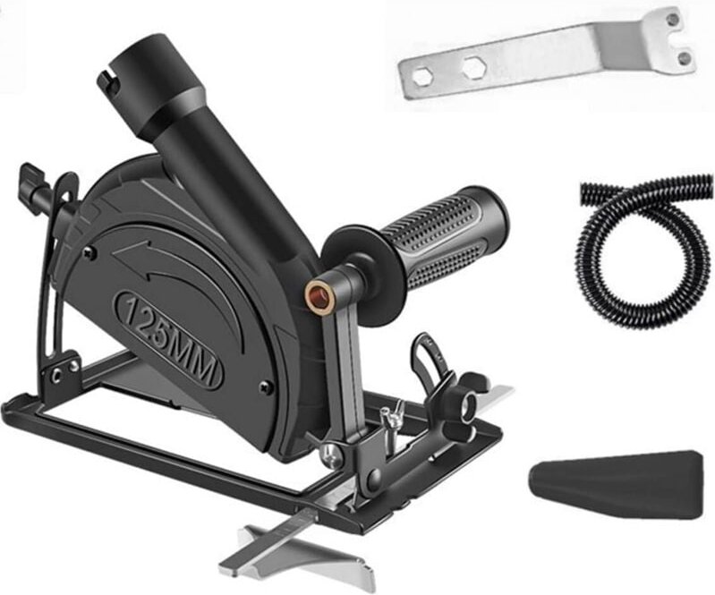 5-teiliges Winkelschleifer-Ständer-Kit, einstellbarer Winkel 0–45 ° Winkelschleifer-Basis, Schnitttiefe 0–40 mm, Schleif...