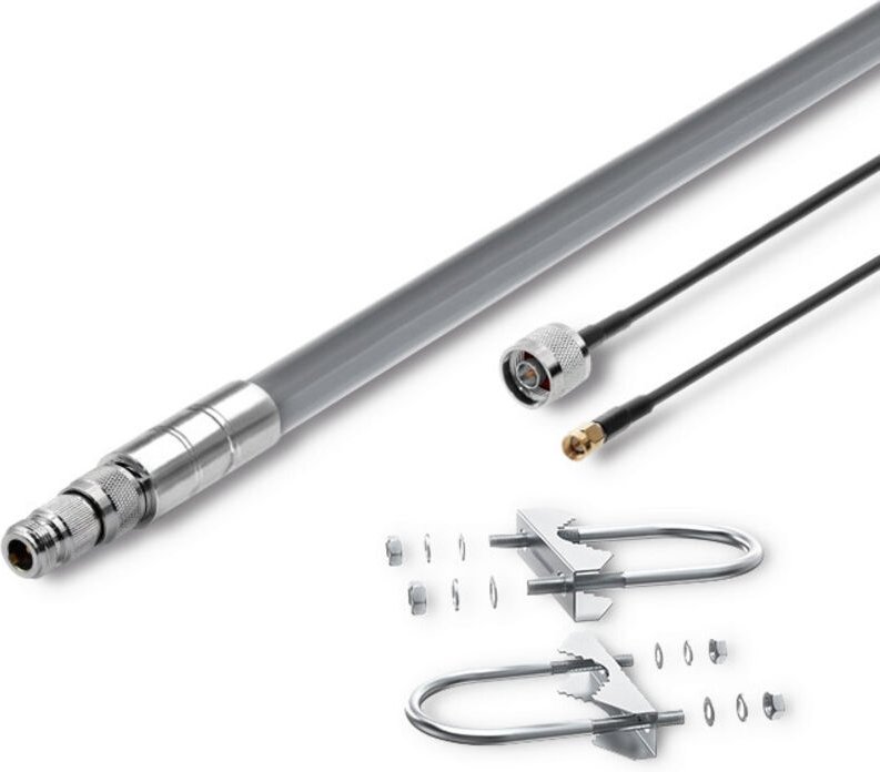 Qoltec LoRa Antennen-Kit 5,8 dBi + Stromkabel