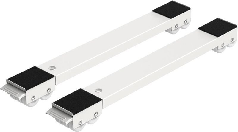 Satz mit 2 mobilen Transportrollen – Untergestell für Waschmaschinen, Kühlschränke, Trockner, Gefrierschränke bis 300 kg...