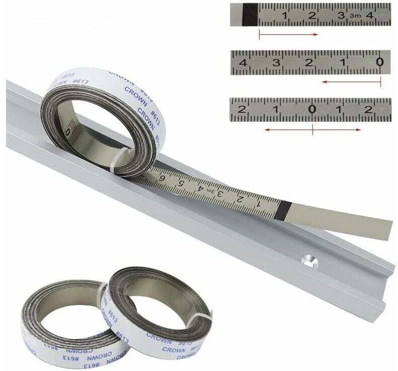 Thumbnail - Metrische Regeln, selbstklebende Markierungsbänder, für Gehrungssäge, Maßband, Skalenlineal, von Mitte nach rechts und l...