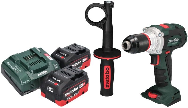Metabo - bs 18 ltx bl i Akku Bohrschrauber 18 v 130 Nm Brushless + 2x LiHD Akku 8,0 Ah + Ladegerät