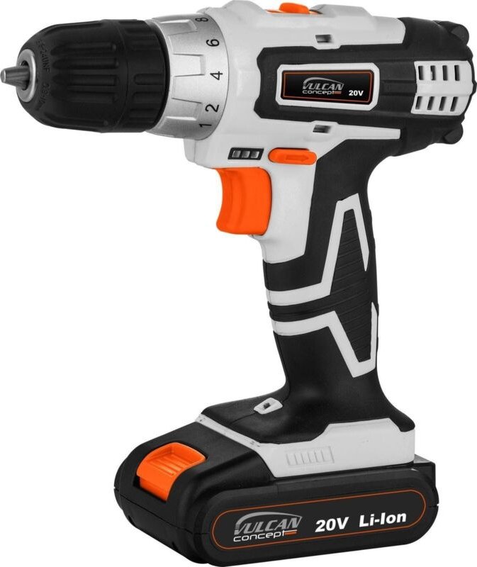 Vulcan Wiertarko-Wkrętarka 20V Li-Ion Doppelbatterie