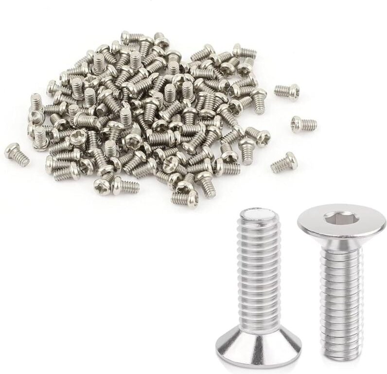 Bluedeer - Senkkopfschrauben M6 x 30 Mm,20 Stück M6 Senkkopfschrauben Torx Edelstahl 304,Edelstahl – Innensechskant,für ...