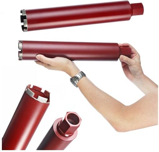 Melko Diamant-Kernbohrer Ø 132 mm Trockenbohrkrone Kernbohrkrone Trockenbohrkrone Nassbohrkrone Lochsäge