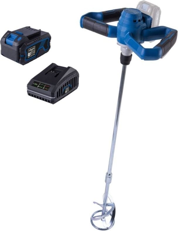 Rhrwerk bc-pmx100-x mit 4,0Ah Akku und Ladegerat IXES Scheppach