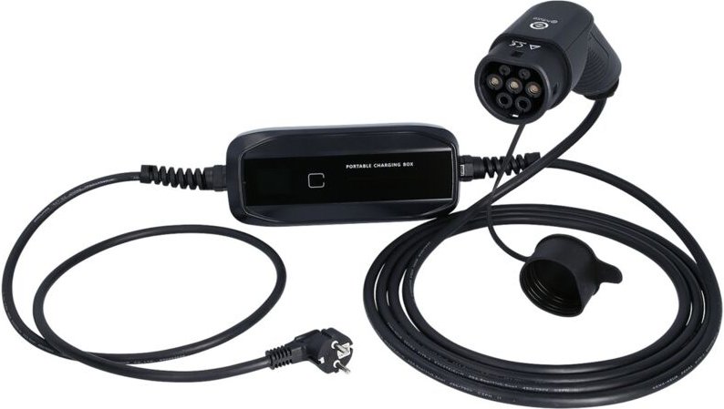 KS Tools efuturo mobile Ladestation mit Typ 2 Ladekabel, 1 Phase, bis zu 3,7 kW, bis zu 16 A, 230 V, Mode 2, LCD Display...