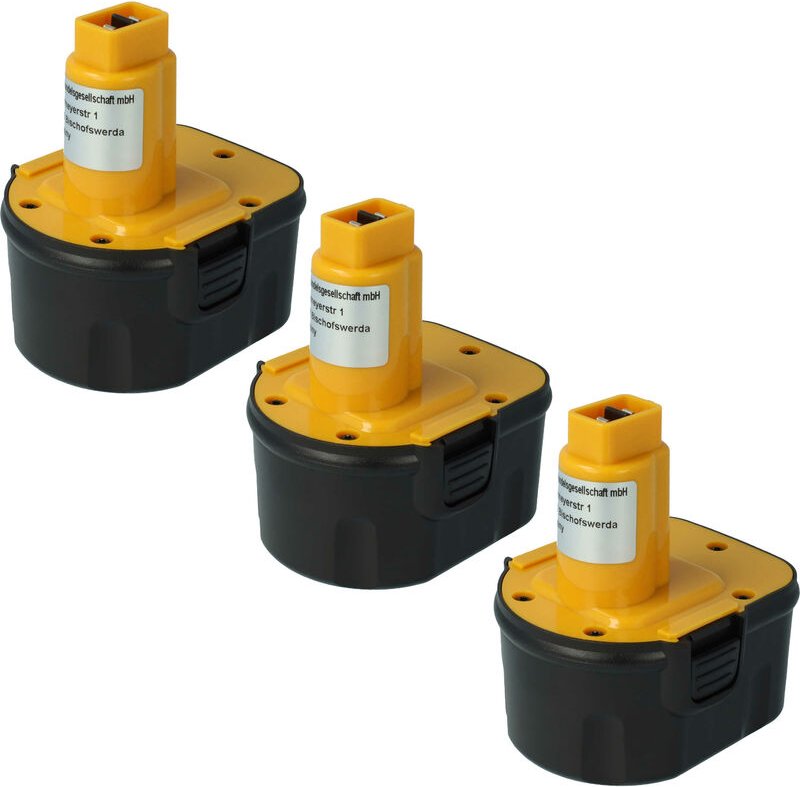 Thumbnail - vhbw 3x Akku Ersatz für Rems 571510, 571513, 571510 R12 für Werkzeug (2000 mAh, NiMH, 12 V)