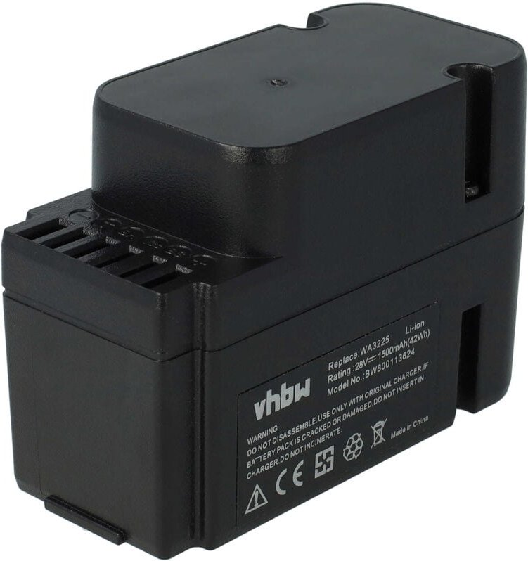 Vhbw - Akku Ersatz für Worx WA3226 für Rasenmäher (1500mAh, 28V, Li-Ion)